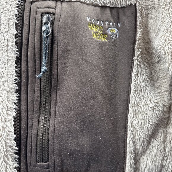 Mountain Hard Wear Women's Jacket Size Medium Full Zip Long Sleeve Brown Fleece - Picture 5 of 11